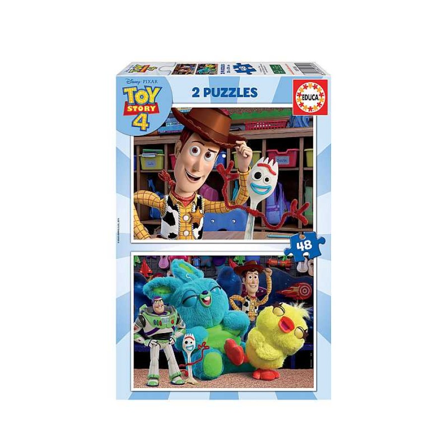 EDUCA Puzzle 2X48 Piezas Toy Story 4 | Juguetes