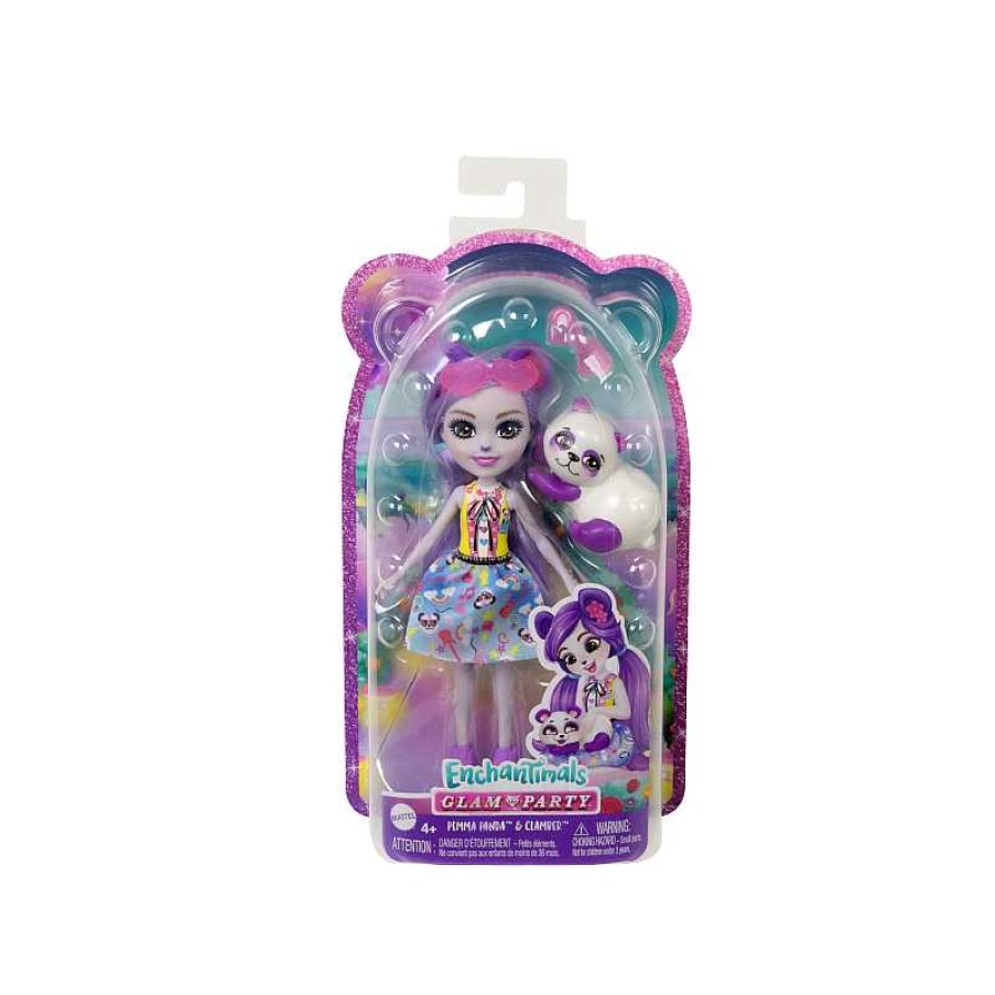 MATTEL Enchantimals Purple Panda | Juguetes