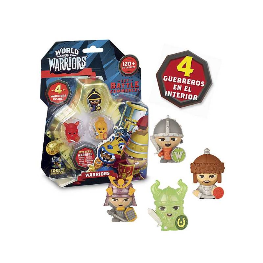 GIOCHI PREZIOSI World Of Warriors 4 Figuras | Juguetes