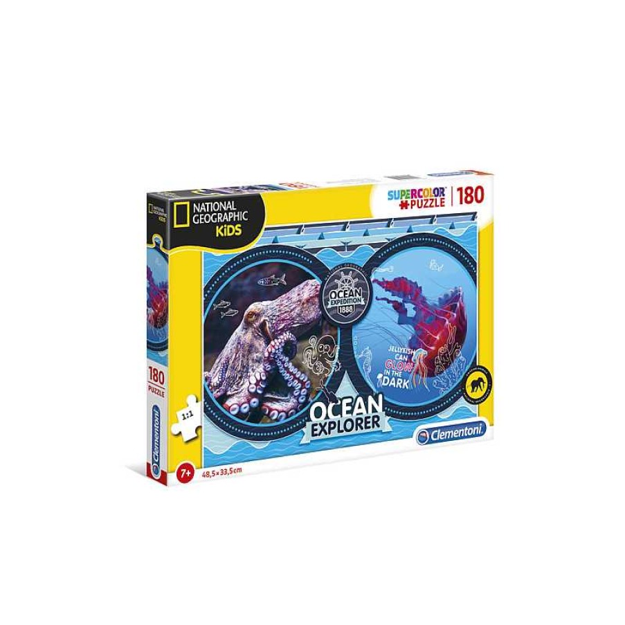 CLEMENTONI Puzzle 180 Pzas National Geographic - Ocean Expedition | Juguetes