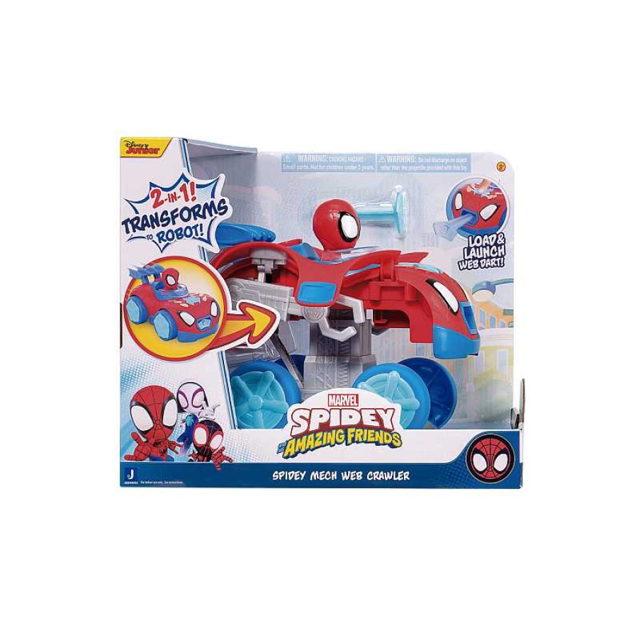 TOY PARTNER Snf- Vehiculo Spidey Mecha Web Crawler | Juguetes