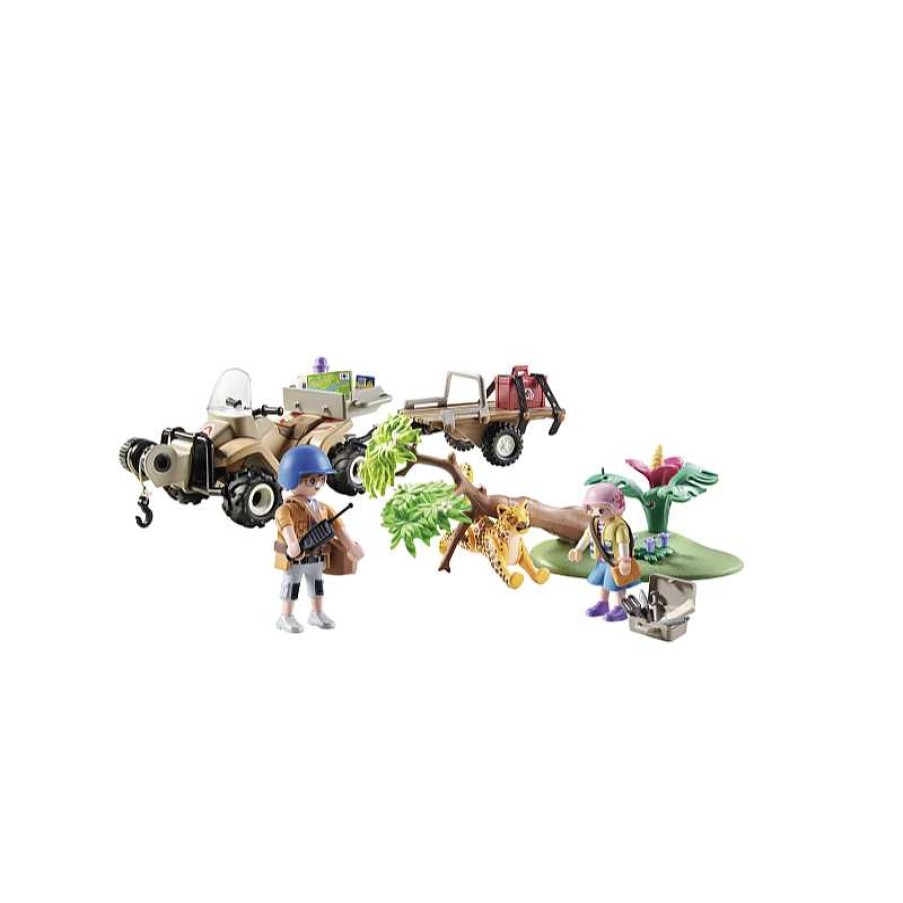 PLAYMOBIL Wiltopia Quad Rescate De Animales | Juguetes