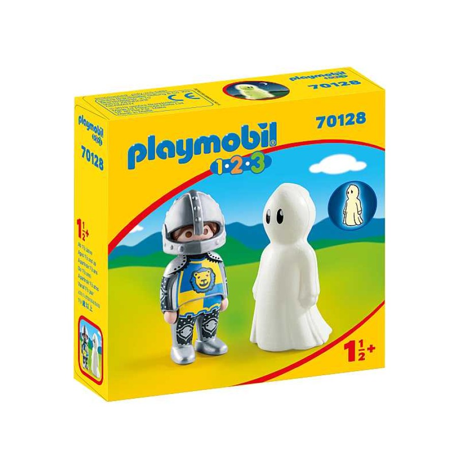 PLAYMOBIL 1.2.3. Caballero Con Fantasma | Juguetes