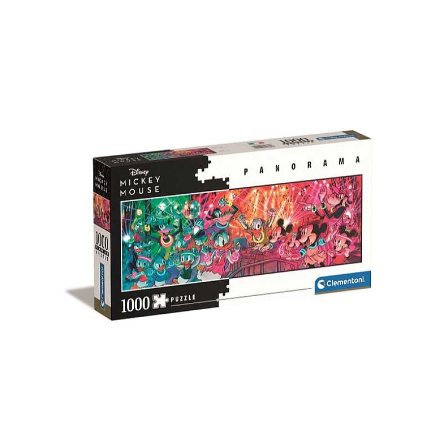 CLEMENTONI Puzzle Panorama 1000 Piezas Disney Disco | Juguetes