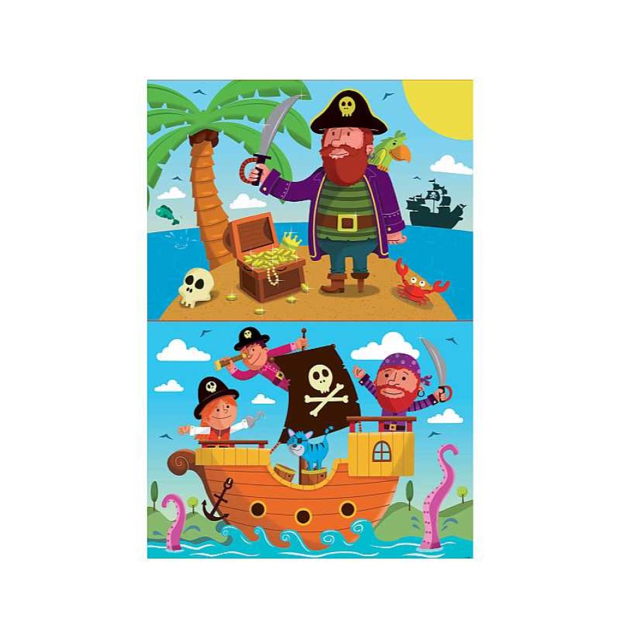 EDUCA Puzzle 2X20 Piezas Piratas | Juguetes