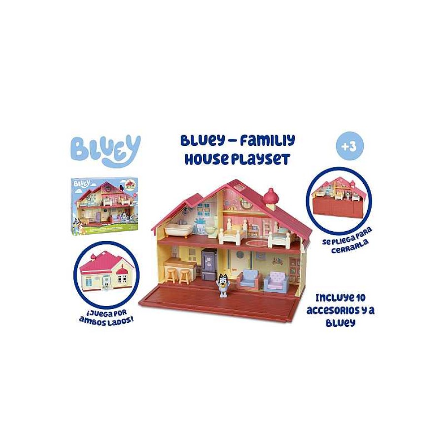 FAMOSA Bluey Family House Playset | Juguetes