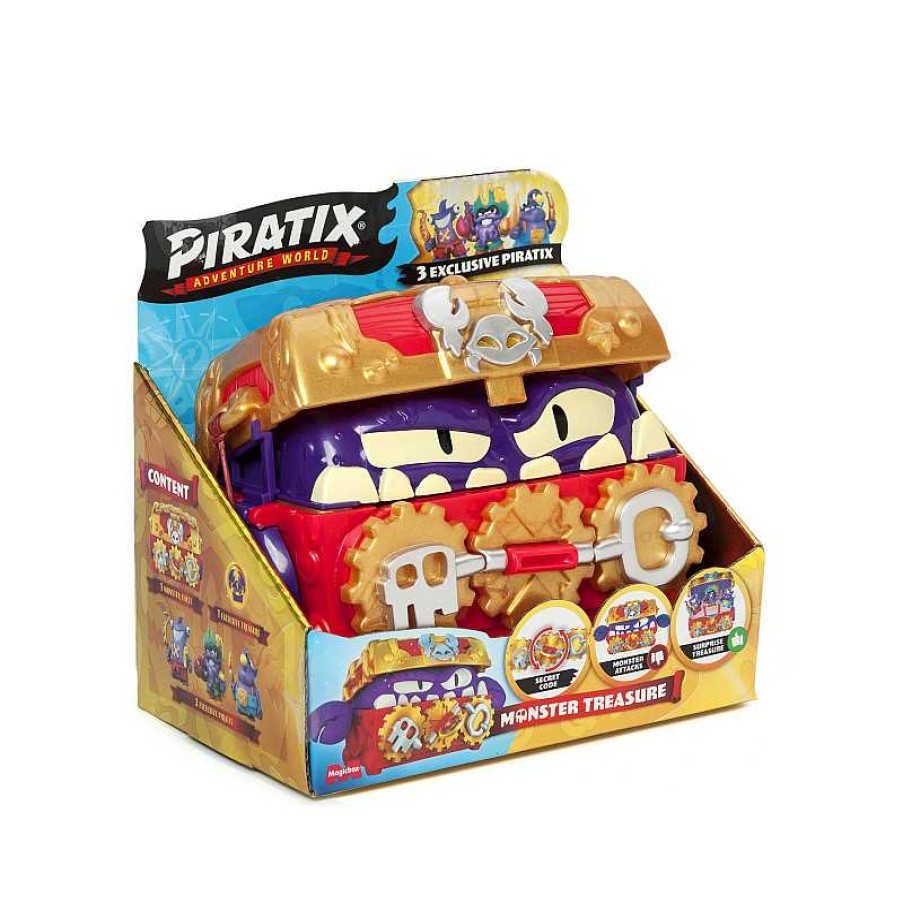 MAGIC BOX TOYS Piratix S - Playset Monster Treasure | Juguetes