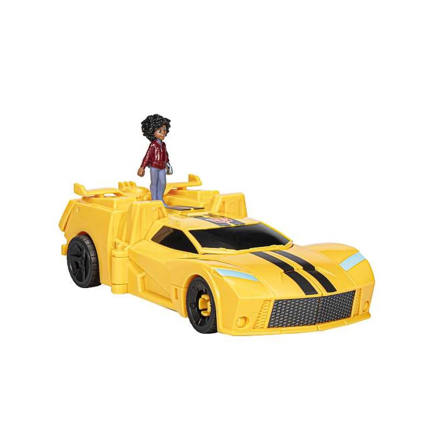 HASBRO Transformers Earthspark- Spinchanger Bumblebee | Juguetes