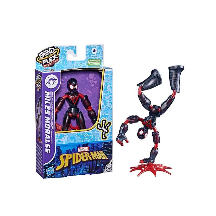 HASBRO Spiderman Figuras Bend And Flex Misiones | Juguetes