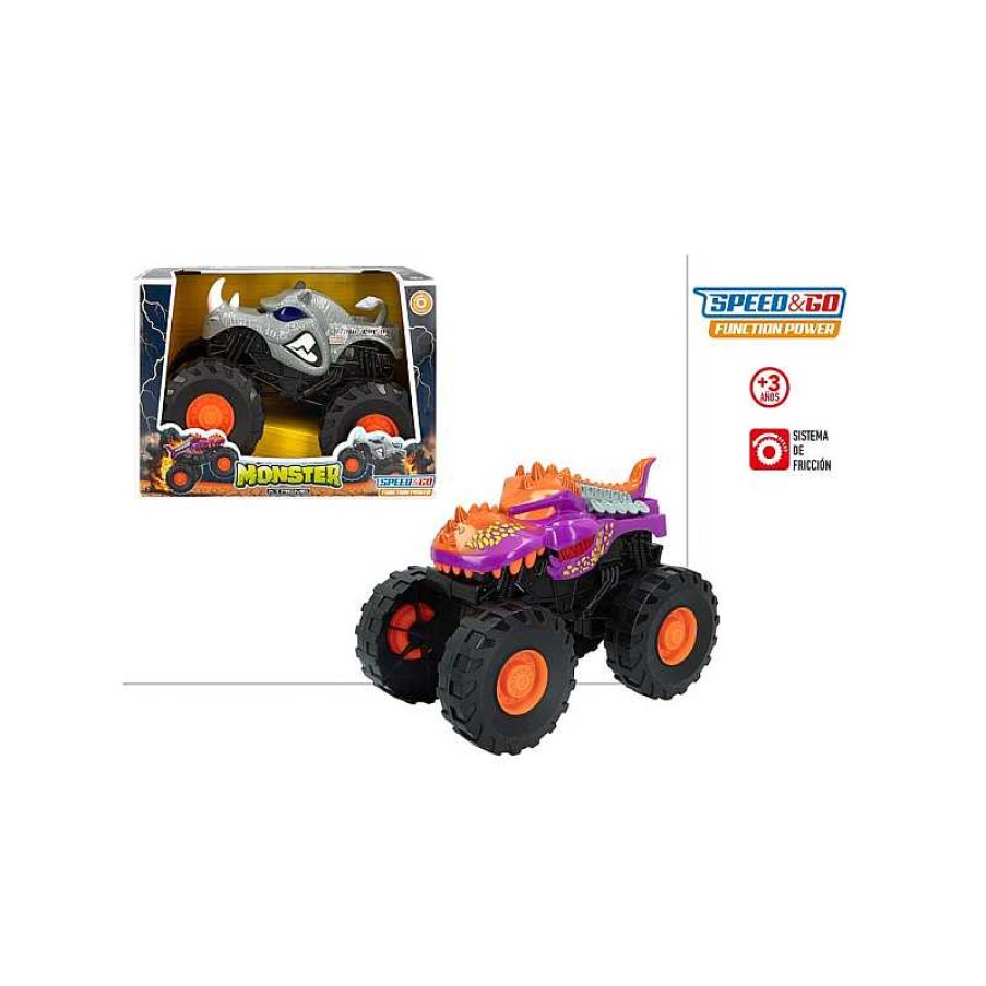 COLOR BABY Coche 1:16 Friccion Monsters Surtido | Juguetes