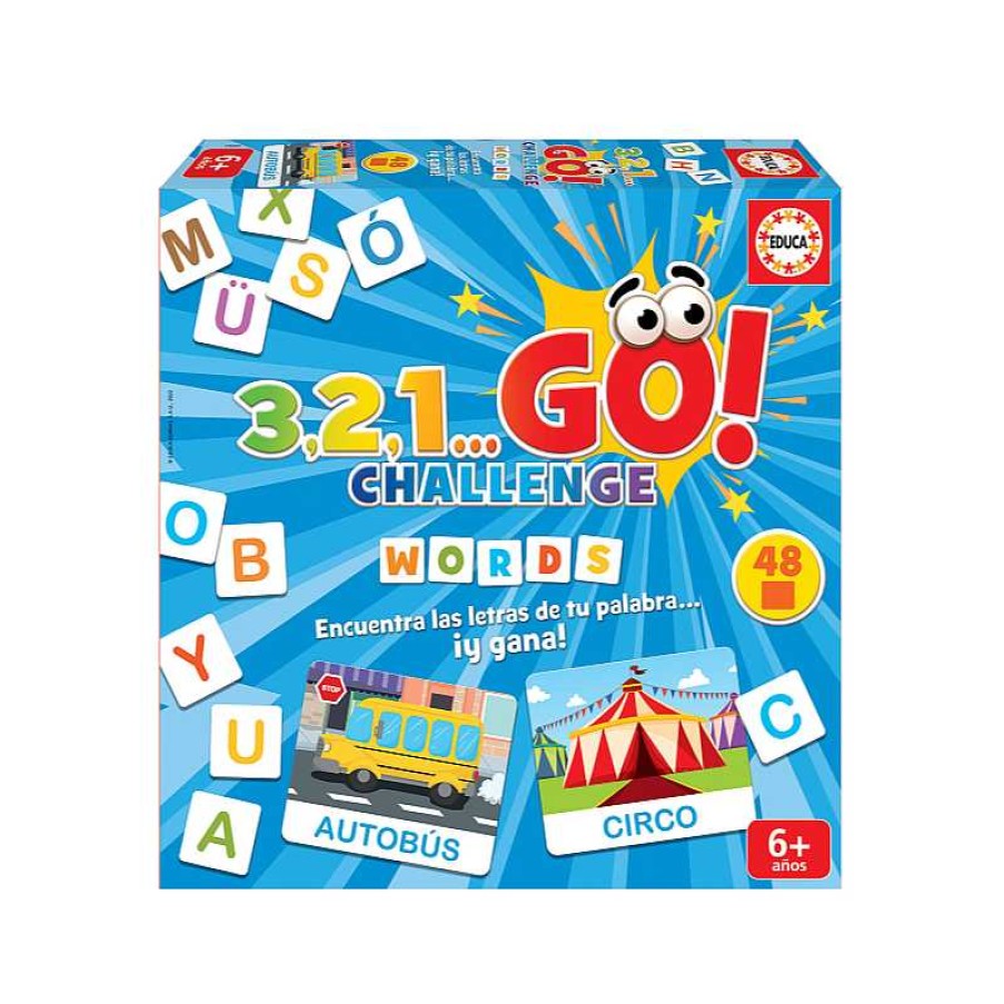 EDUCA 3,2,1 Go Challenge Words | Juguetes