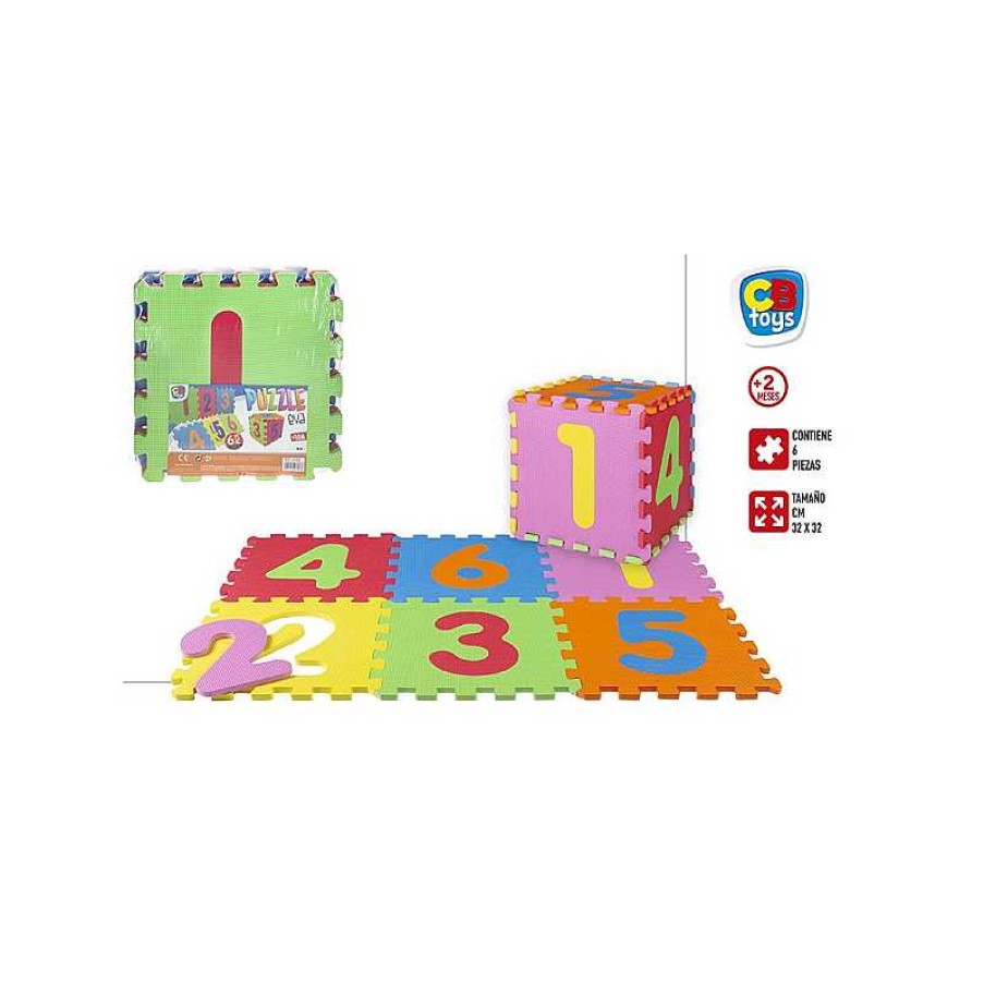 COLOR BABY Puzzle Eva Numeros 6 Piezas | Juguetes