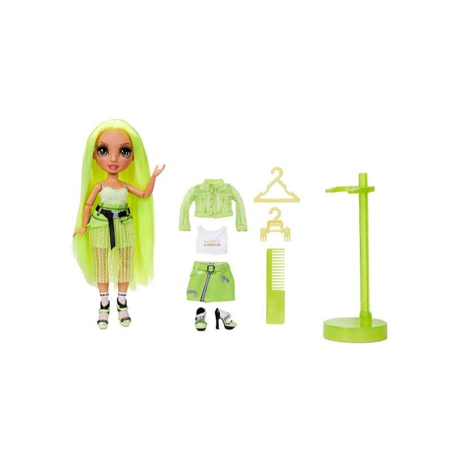 MGA Rainbow High Fashion Doll Karma Nichols (Neon) | Juguetes