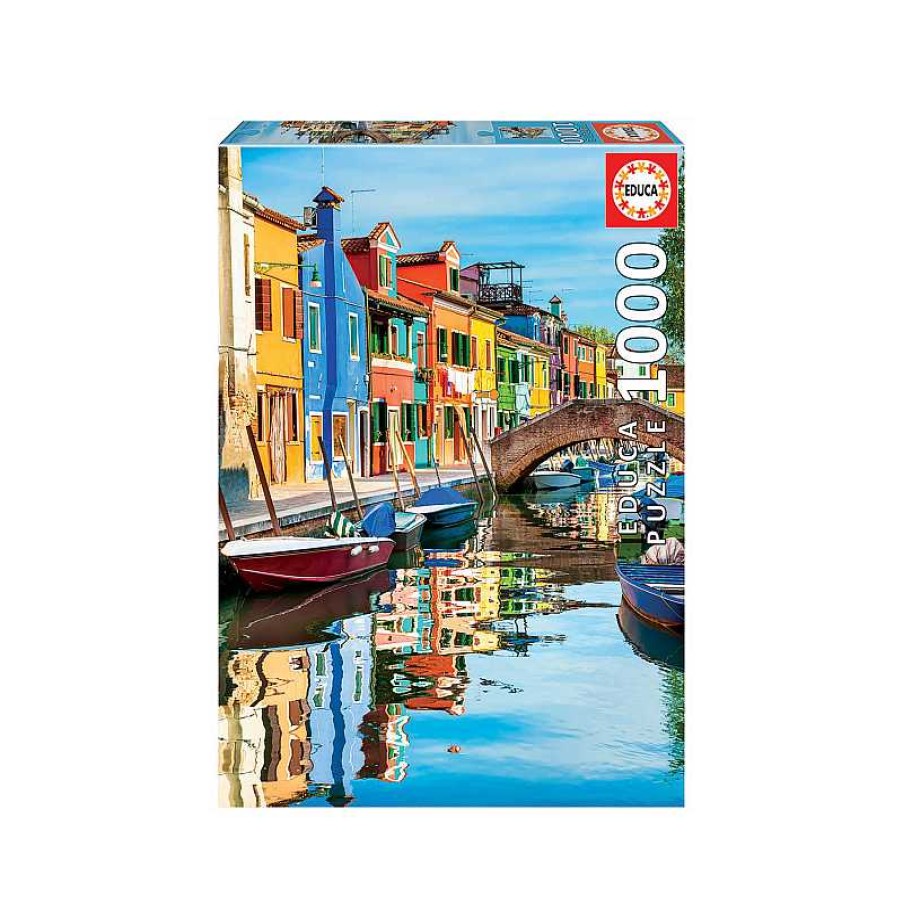 EDUCA Puzzle 1000 Piezas Burano | Juguetes