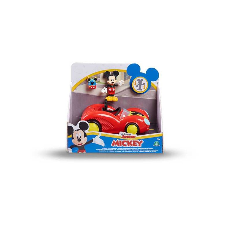 FAMOSA Mickey Figura Articulada Con Vehiculo Surtido | Juguetes