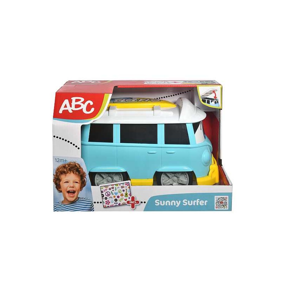 SIMBA Abc - Furgoneta Surfer Con Stickers 25 Cm | Juguetes