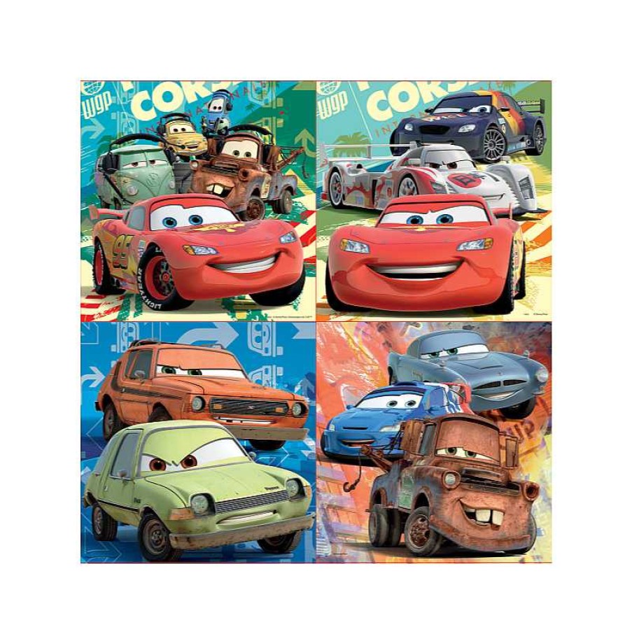 EDUCA Puzzle Progresivo 12+16+20+25 Pzas Cars 2 | Juguetes