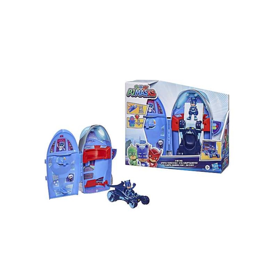 HASBRO Pj Masks Cuartel General 2 En 1 | Juguetes