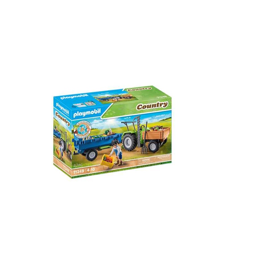 PLAYMOBIL Tractor Con Remolque | Juguetes