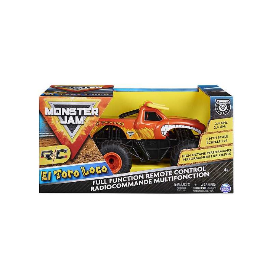 SPIN MASTER Monster Jam Toro Loco Rc 1:24 | Juguetes