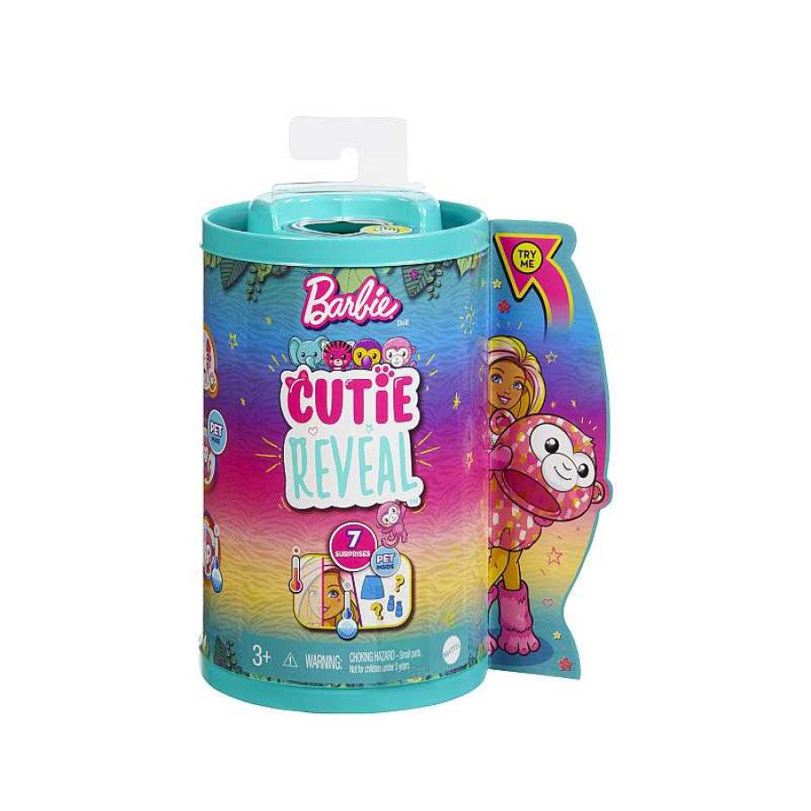 MATTEL Barbie Chelsea Cutie Reveal Serie Amigos De La Jungla Surtido | Juguetes