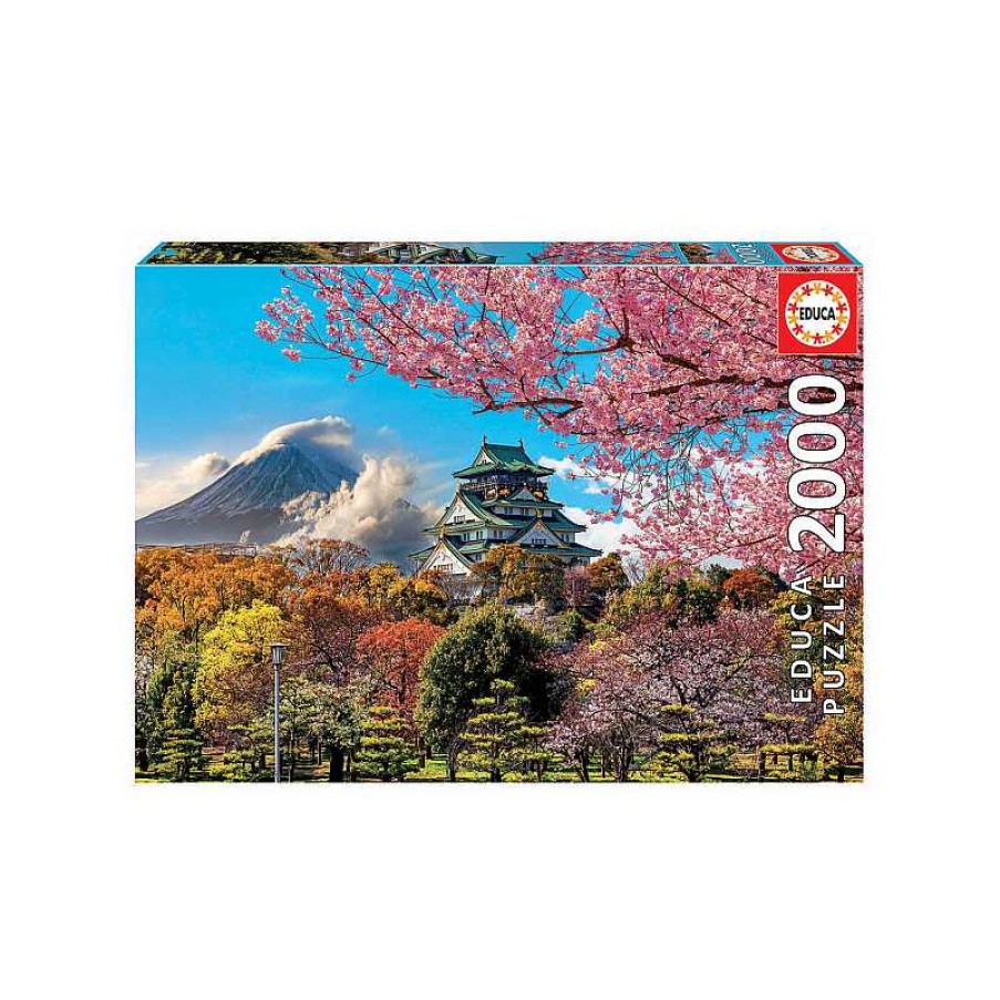 EDUCA Puzzle 2000 Piezas Castillo De Osaka Japon | Juguetes