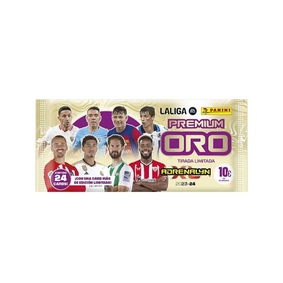 PANINI Sobres Premium Oro Adrenalyn 2023-2024 | Juguetes