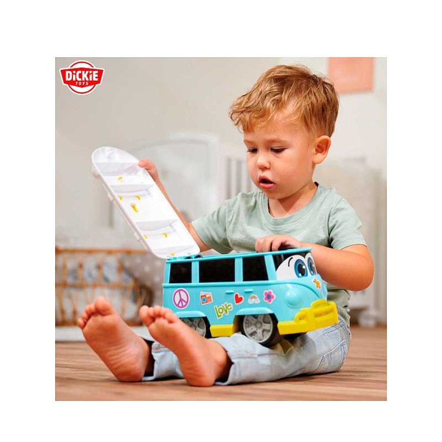 SIMBA Abc - Furgoneta Surfer Con Stickers 25 Cm | Juguetes