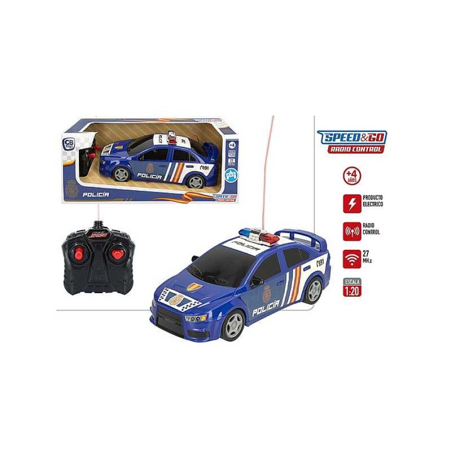 COLOR BABY Speed And Go Coche Rc 1:20 Policia Nacional | Juguetes