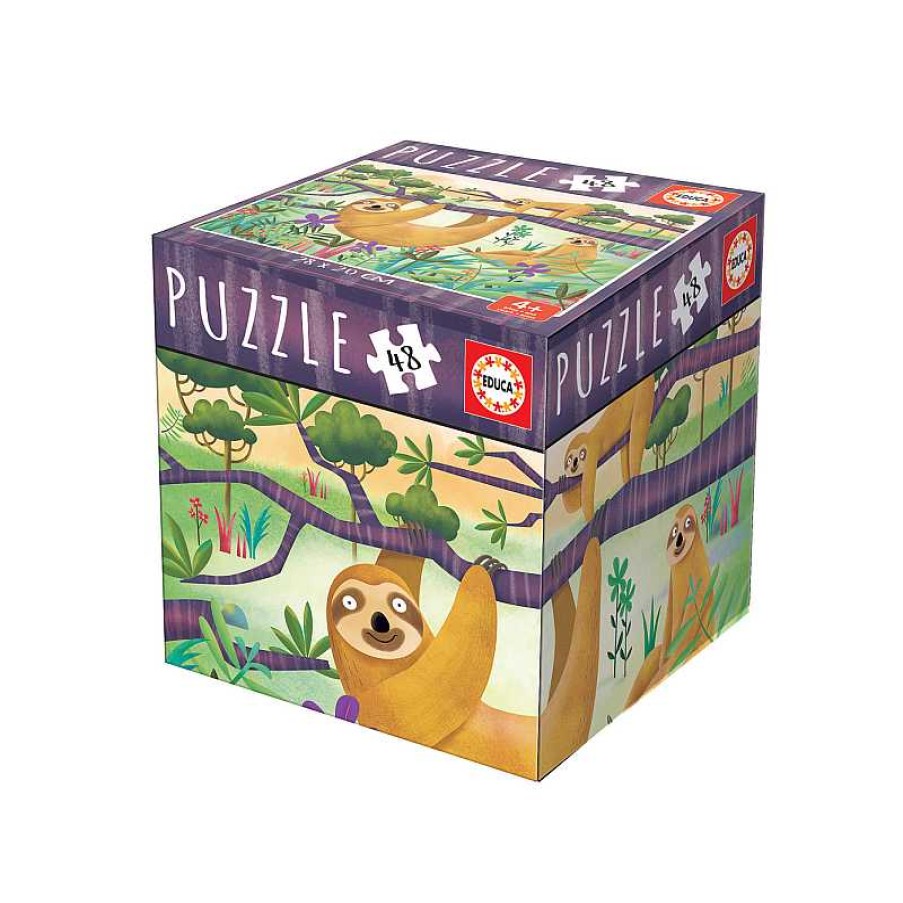 EDUCA Puzzle 48 Piezas Perezosos | Juguetes