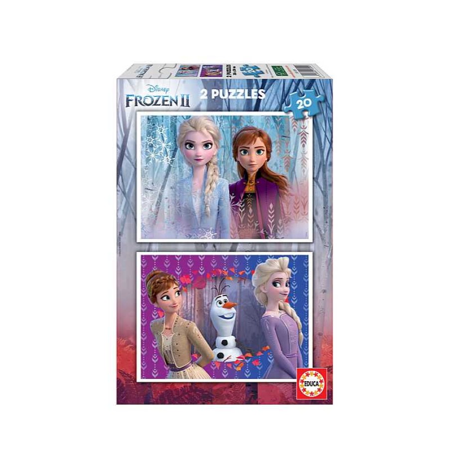 EDUCA Puzzle 2X20 Piezas Frozen 2 | Juguetes