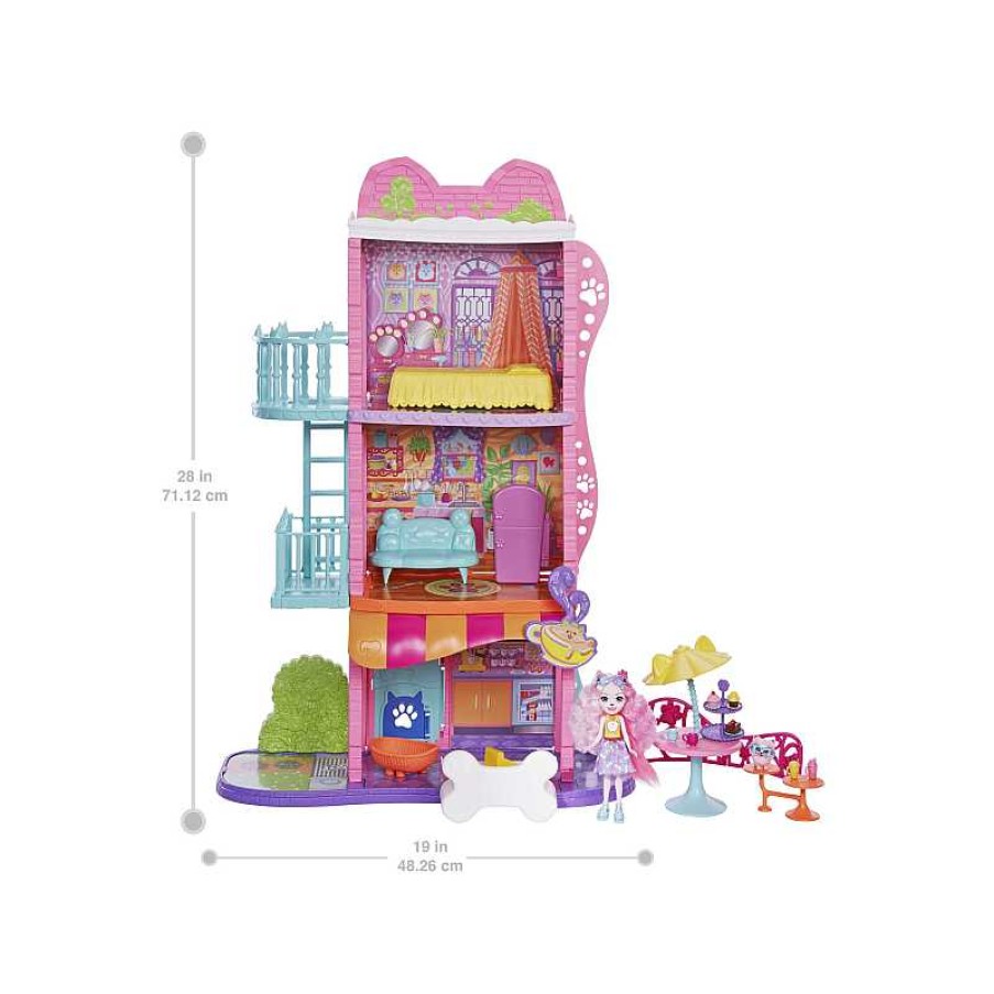 MATTEL Enchantimals City Tails Apartamento De Palmer Pomeranian | Juguetes