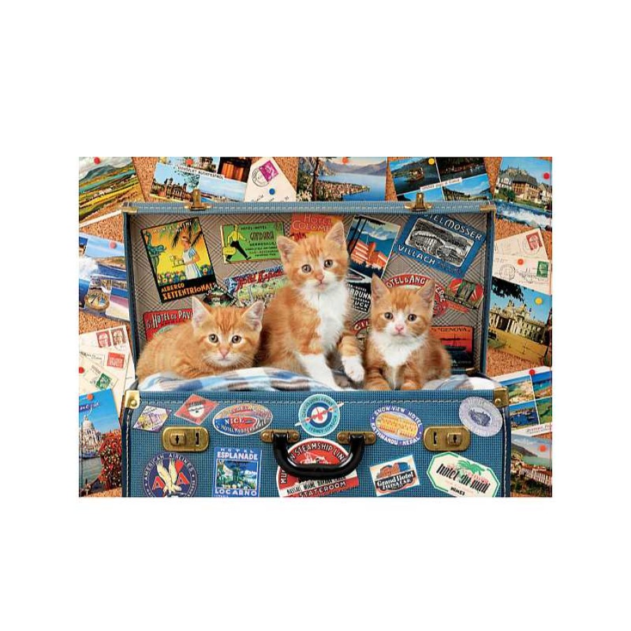 EDUCA Puzzle 200 Piezas Gatitos Viajeros | Juguetes