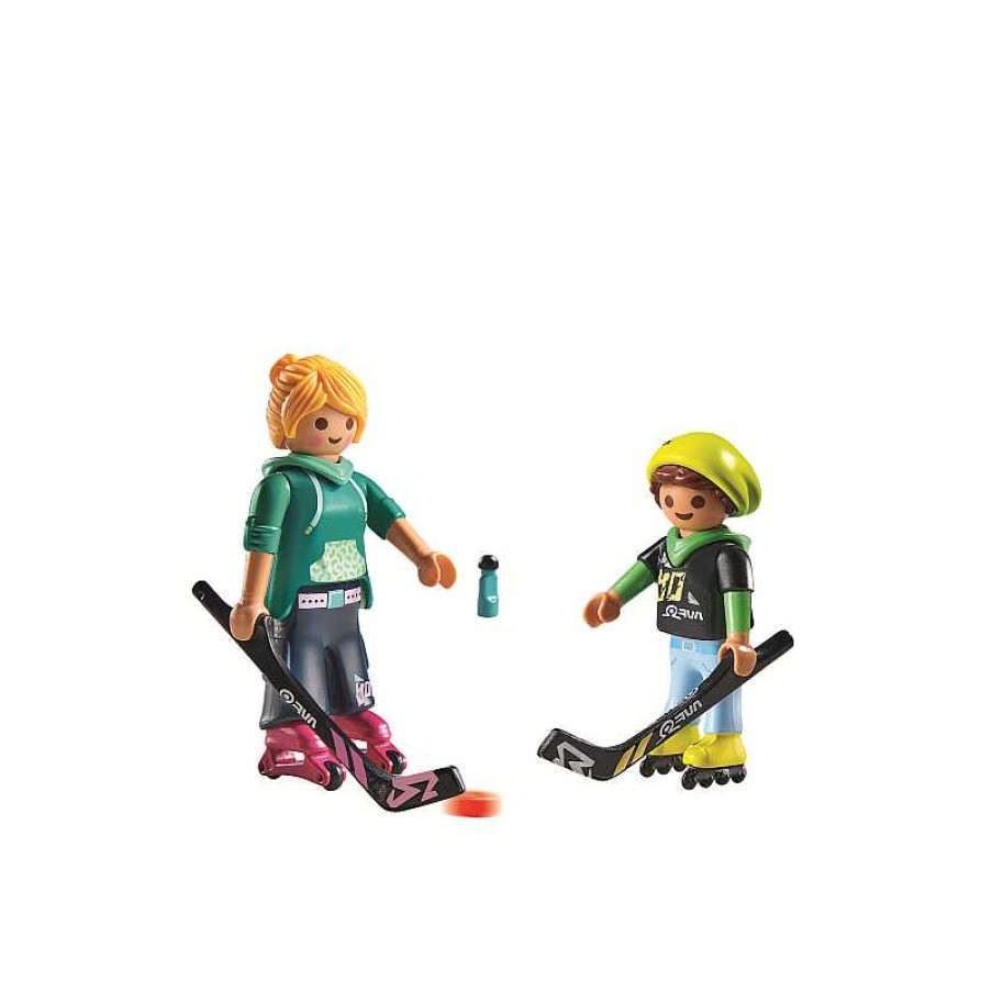 PLAYMOBIL Duo Pack Hockey Sobre Patines | Juguetes