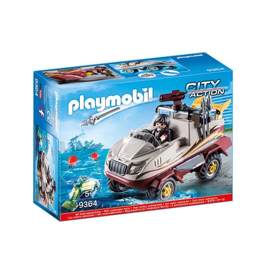 PLAYMOBIL Playmobil City Action Coche Anfibio | Juguetes