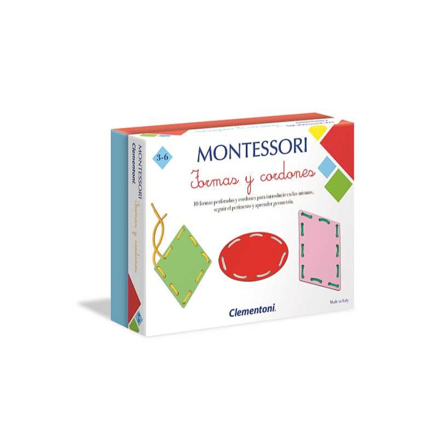 CLEMENTONI Montessori - Formas Y Cordones | Juguetes