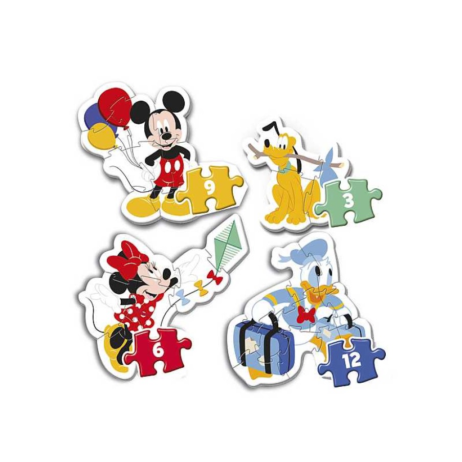 CLEMENTONI My First Puzzles 3+6+9+12 Piezas Mickey Mouse | Juguetes