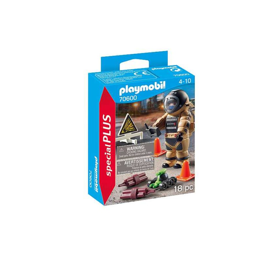 PLAYMOBIL Policia Operaciones Especiales Playmobil Special Plus | Juguetes