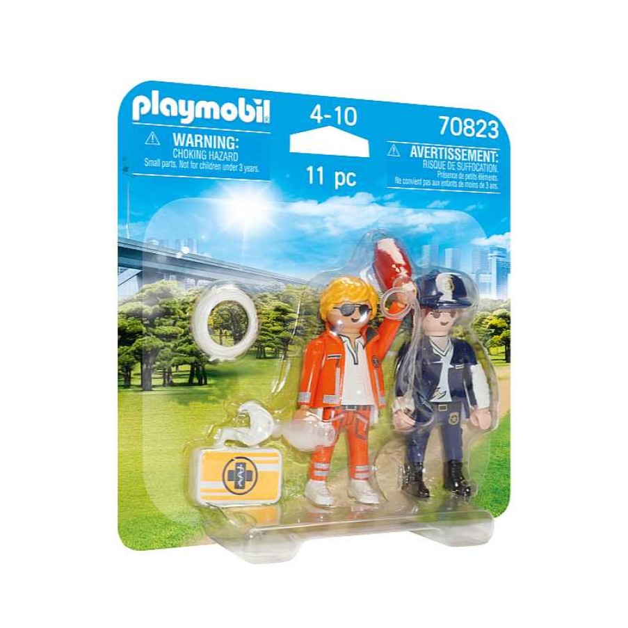 PLAYMOBIL Duo Pack Doctor Y Policia Duo Pack | Juguetes