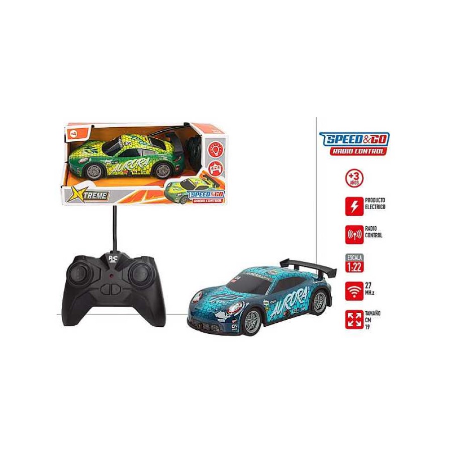 COLOR BABY Coche Rc 1:22 19Cm Full Function Con Luz Speed And Go Surtido | Juguetes