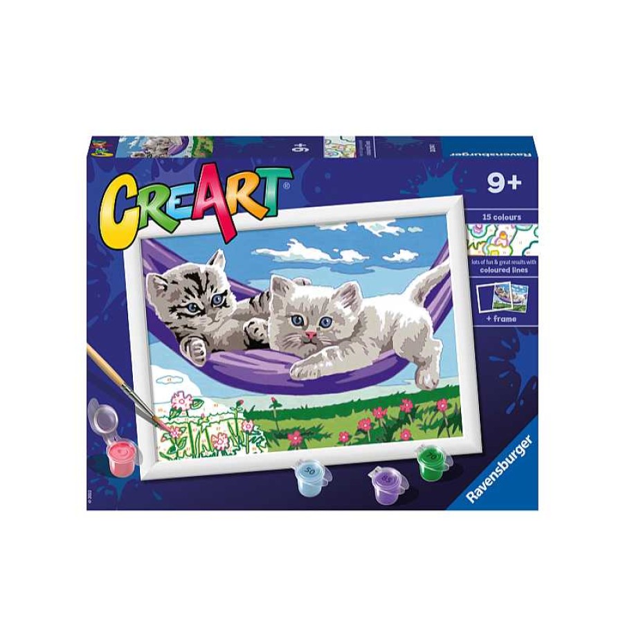 RAVENSBURGER Creart Serie D Classic - Gatitos En La Hamaca | Juguetes