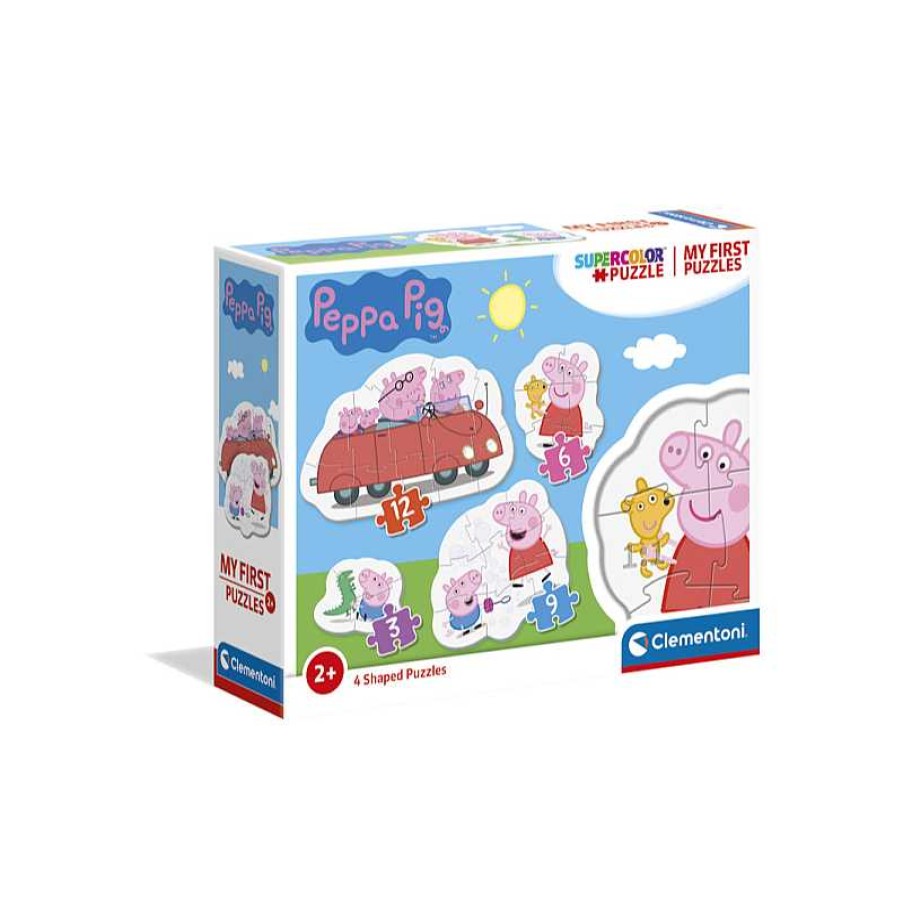 CLEMENTONI Puzzle Peppa Pig 3+6+9+12 Piezas | Juguetes