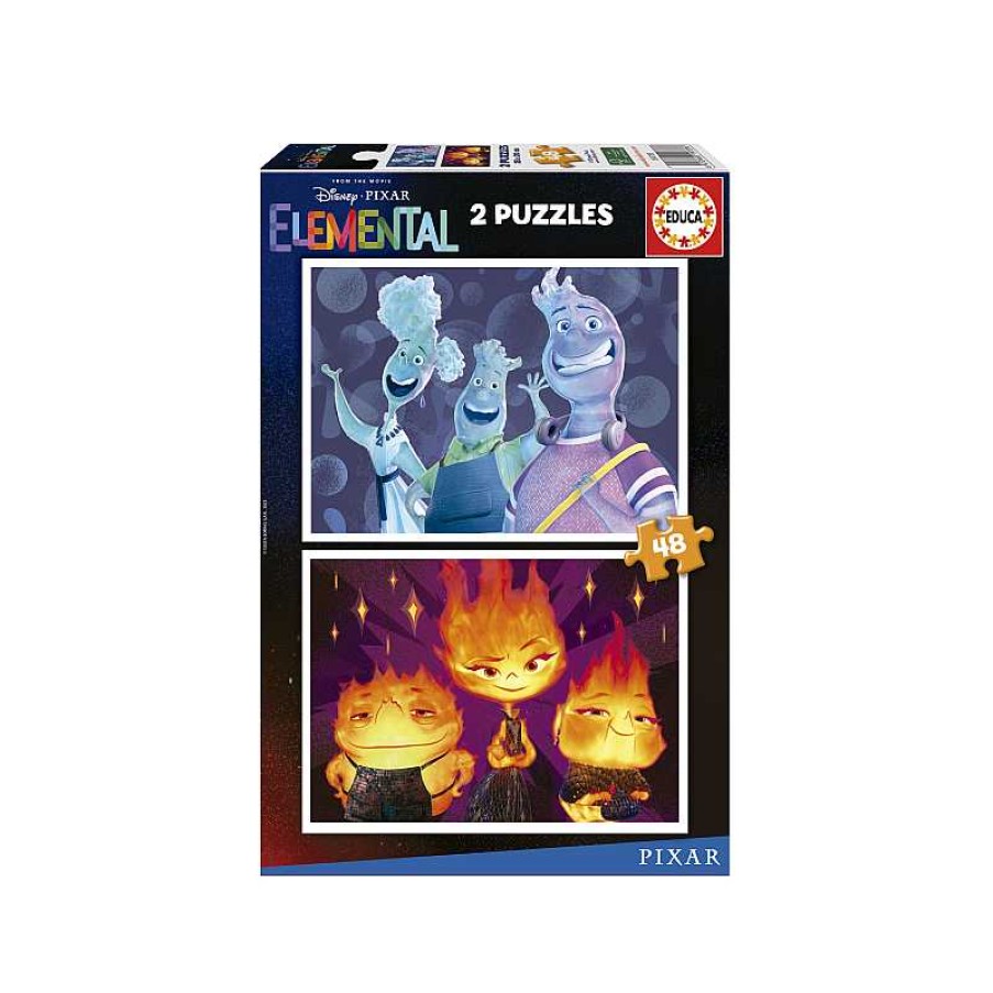 EDUCA Puzzle 2X48 Piezas Elemental | Juguetes