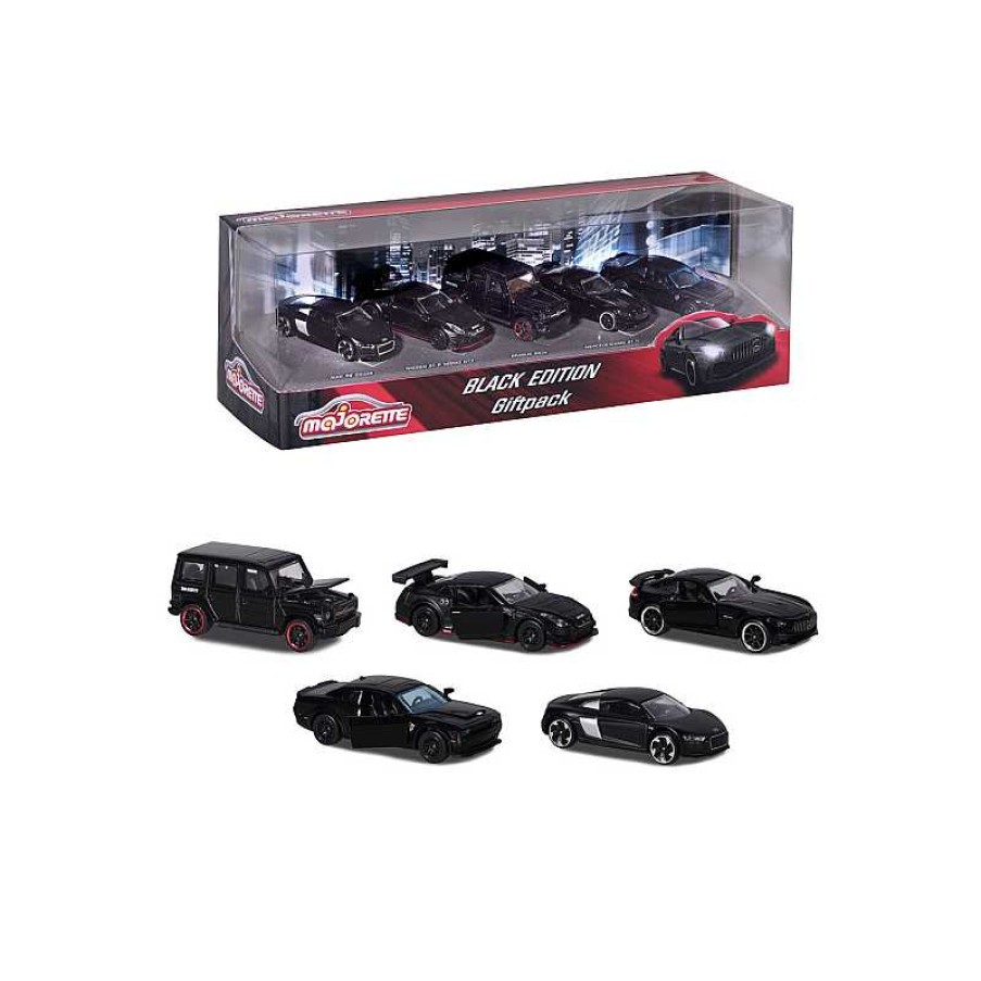 SIMBA Majorette Giftpack 5 Coches Negros | Juguetes