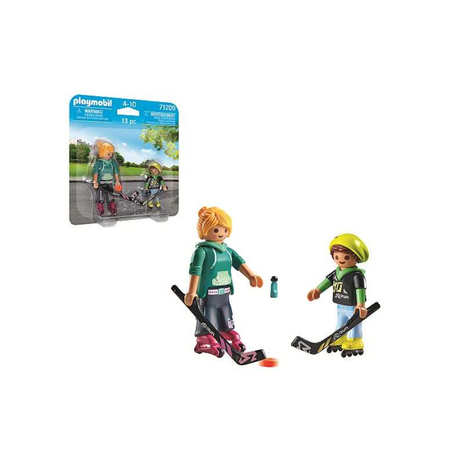 PLAYMOBIL Duo Pack Hockey Sobre Patines | Juguetes