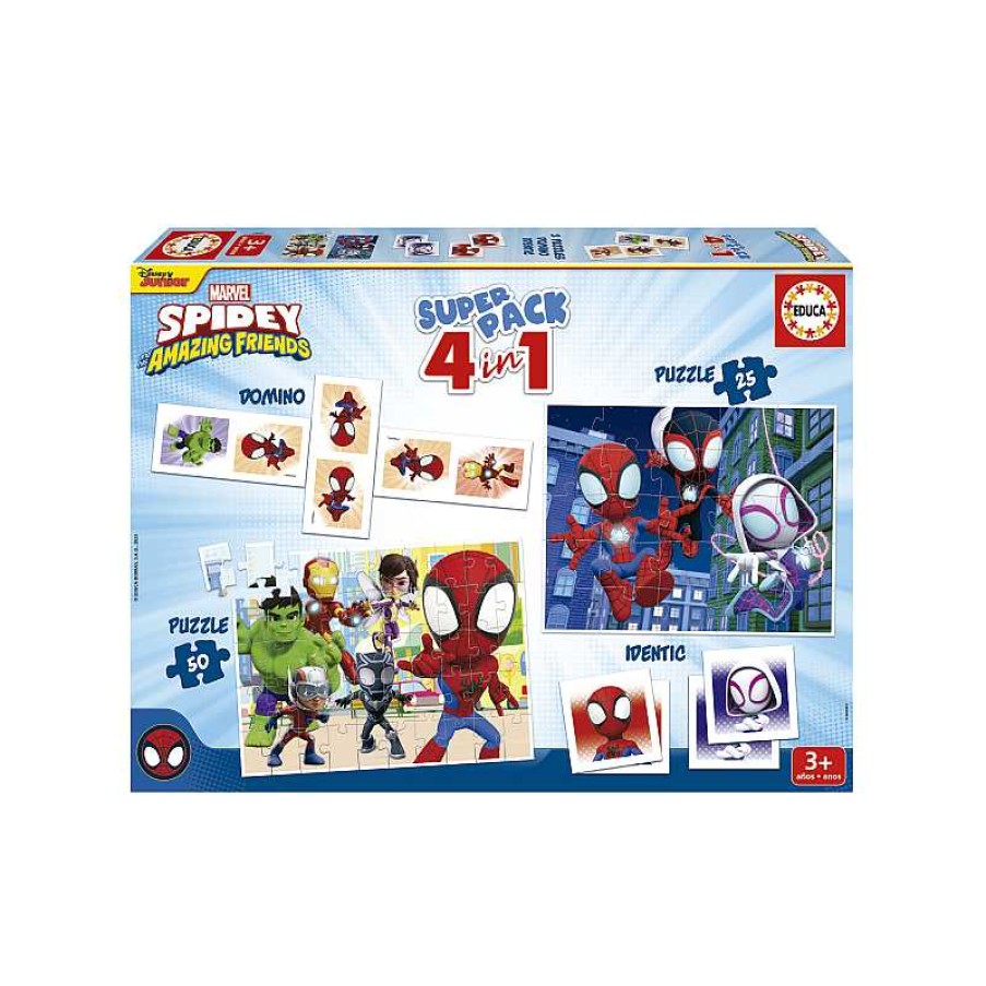 EDUCA Superpack Spidey And His Amazing Friends | Juguetes