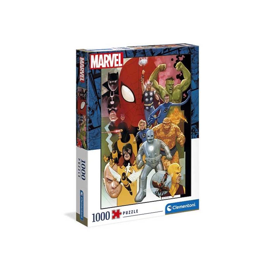 CLEMENTONI Puzzle 1000 Piezas Marvel 80 | Juguetes