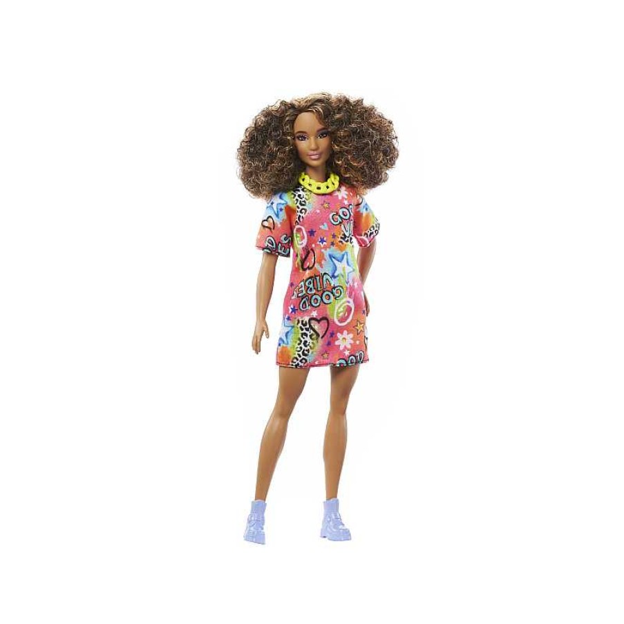 MATTEL Barbie Fashionista Con Pelo Rizado | Juguetes