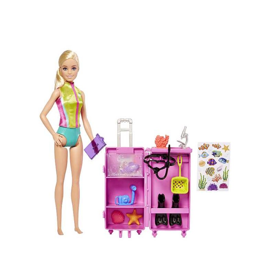 MATTEL Barbie Tu Puedes Ser Biologa Marina Rubia | Juguetes