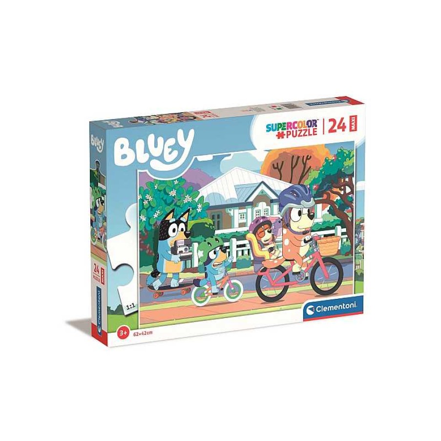 CLEMENTONI Clementoni- Puzzle Infantil 24 Maxi Bluey | Juguetes